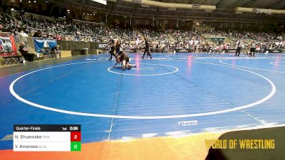 85 lbs Quarterfinal - Noah Shuemake, Pirate Wrestling Club vs Vincent Amorosa, Black Fox Academy