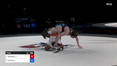 126 lbs Final - Leo Maestas, California vs Timothy Koester, Iowa