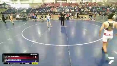 87 lbs Semifinal - Tyler Verceles, MD vs Bryson Drennen, GA