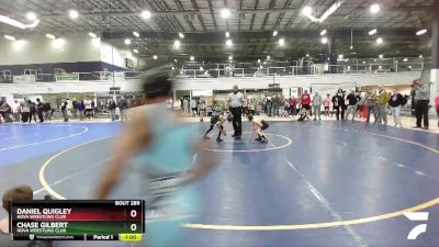 64 lbs Quarterfinal - Daniel Quigley, NOVA Wrestling Club vs Chase Gilbert, NOVA Wrestling Club