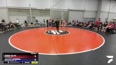 97 lbs Round 1 (6 Team) - Jaden Salas, Arkansas vs Jaylyn Lazzerini, Oklahoma Blue