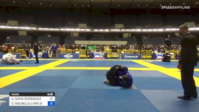 AMARA SOFIA RODRIGUEZ vs DESTINEY RACHELLE LYNN SIMMONS 2021 World Jiu-Jitsu IBJJF Championship