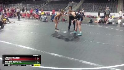 W 164 lbs Round 1 (4 Team) - Laney Finazzo, Kansas vs Trinity Bouchal, Arizona