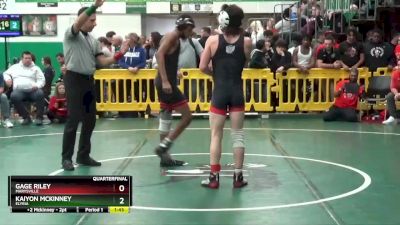 113 lbs Quarterfinal - Gage Riley, MARYSVILLE vs Kaiyon Mckinney, ELYRIA