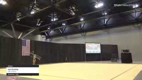 Isa Acosta - Clubs, Flip Factory - 2021 USA Gymnastics Championships