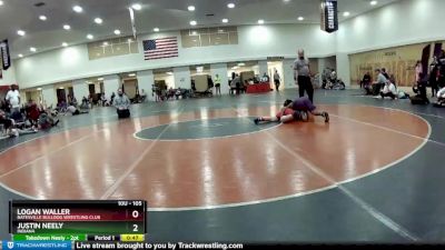 105 lbs Cons. Round 2 - Justin Neely, Indiana vs Logan Waller, Batesville Bulldog Wrestling Club