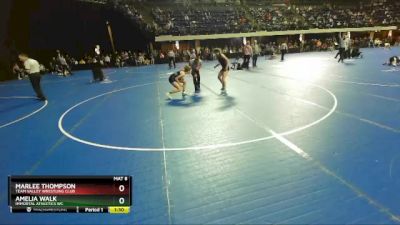 115 lbs 5th Place Match - Marlee Thompson, Team Valley Wrestling Club vs Amelia Walk, Immortal Athletics WC