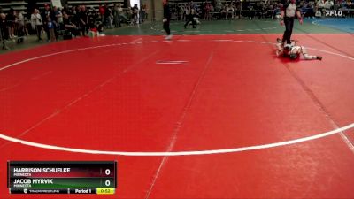 60 lbs Cons. Round 1 - Jacob Myrvik, Minneota vs Harrison Schuelke, Minneota