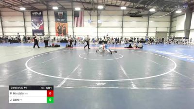 105 lbs Consi Of 32 #1 - Paul Minckler, NY vs Jacob Dohl, PA