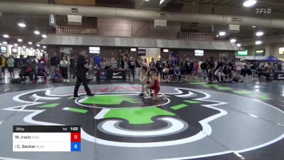 38 kg Rnd Of 32 - Mason Irwin, Spazz Wrestling vs Casen Becker, Black Fox Wrestling Academy