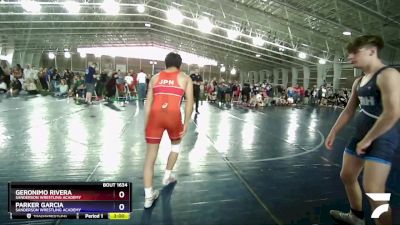 132 lbs Semifinal - Geronimo Rivera, Sanderson Wrestling Academy vs Parker Garcia, Sanderson Wrestling Academy