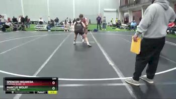 220 lbs Placement Matches (8 Team) - Marcus Wolff, All Stars vs Spencer Higareda, Montana Silver