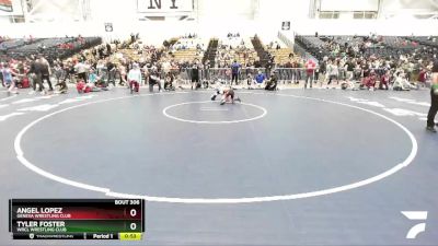 80 lbs Cons. Round 2 - Tyler Foster, WRCL Wrestling Club vs Angel Lopez, Geneva Wrestling Club