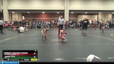 47 lbs Placement (4 Team) - Robert Urquides-Swann, Backyard Brawlers vs Jaxon Cecil, Ares