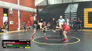 174 lbs Round 5 - Sam Merrill, UNLV vs Jacob Rollans, UNLV