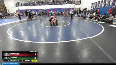 145 lbs Cons. Semi - Kros O`Brien, Lakeland vs Aidan Prakash, Moscow