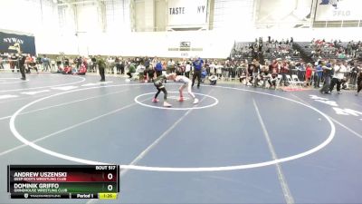 87 lbs Semifinal - Dominik Griffo, Grindhouse Wrestling Club vs Andrew Uszenski, Deep Roots Wrestling Club