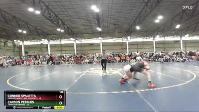 106 lbs Round 2 (4 Team) - Conner Spaletta, Sublime Wrestling Academy vs Carson Peebles, Team Northwest