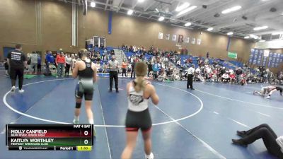 125 lbs 3rd Place Match - Molly Canfield, Bear River Junior High vs Kaitlyn Worthley, Fremont Wrestling Club