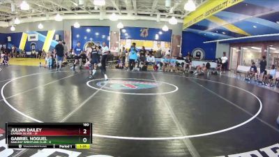 160 lbs Round 1 (8 Team) - Julian Dailey, Camden Silver vs Gabriel Noguel, Oakleaf Wrestling Club