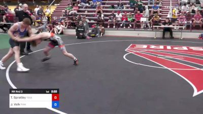 57 kg Rr Rnd 3 - Troy Spratley, Texas Pride Wrestling Club vs Jore Volk, Pinnacle Wrestling Club