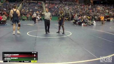 3A 182 lbs Cons. Round 1 - Marcus Cherry, Northside vs Ayden Rhoney, Lee County
