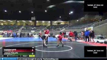 195 lbs Round 1 (4 Team) - Hudson Davis, 6A Newberg vs Joshua Phillips, 6A McMinnville