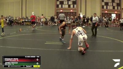 150 lbs Cons. Round 5 - James Rocco, Iron Faith vs Stanley Pete, Laurel Bulldogs