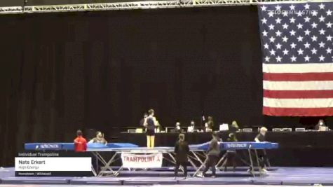 Nate Erkert - Individual Trampoline, High Energy - 2021 USA Gymnastics Championships