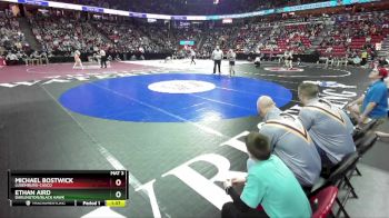 D2-126 lbs Quarterfinal - Ethan Aird, Darlington/Black Hawk vs Michael Bostwick, Luxemburg-Casco