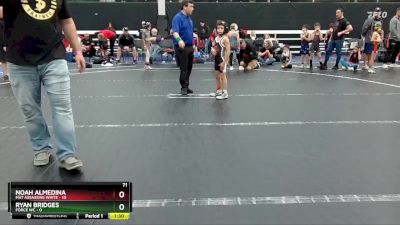 56 lbs Placement (4 Team) - Ryan Bridges, Force WC vs Noah Almedina, Mat Assassins White