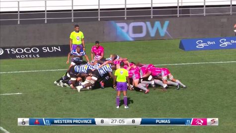 Replay: Western Province vs Pumas | Mar 23 @ 3 PM