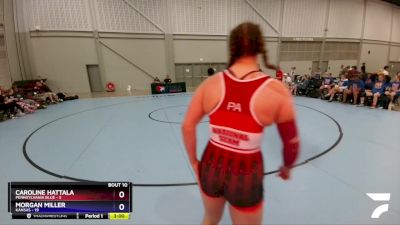 200 lbs Round 3 (8 Team) - Caroline Hattala, Pennsylvania Blue vs Morgan Miller, Kansas