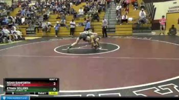 126 lbs 2nd Wrestleback (8 Team) - Noah Danforth, West Forsyth vs Ethan Sellers, Colquitt County