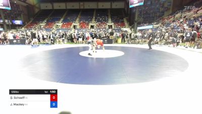 126 lbs Cons 32 #1 - Quinten Schoeff, Indiana vs Jaxon Mackey, Nevada