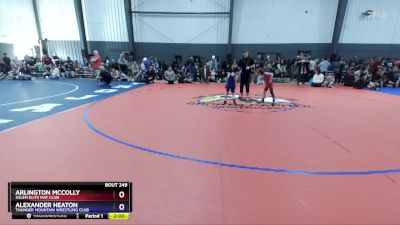 49 lbs Round 3 - Arlington McColly, Salem Elite Mat Club vs Alexander Heaton, Thunder Mountain Wrestling Club