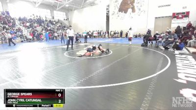 140 Boys Cons. Round 2 - John Cyril Catungal, Mira Mesa vs George Spears, El Capitan