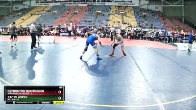 125 lbs Round 1 (16 Team) - Remington Bontreger, Wisconsin-La Crosse vs Zac Blasioli, Millikin