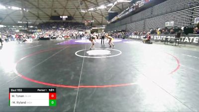 1A 138 lbs Quarterfinal - Michael Ryland, Vashon Island vs Wade Tynan, Zillah