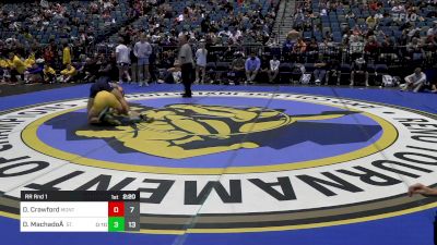 165 lbs Rr Rnd 1 - Devin Crawford, Montana State Northern University vs Diego MachadoÂ, St. Ambrose University