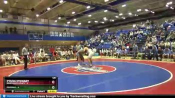 220 lbs Placement Matches (8 Team) - Logan Steward, Oglethorpe County vs Christian Bell, Lovett School