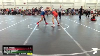 165 lbs Round 1 (8 Team) - Gunnar Gossett, Barnesville vs Isaac Stoker, Combat Athletics Black