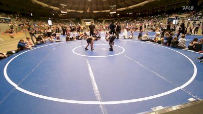 90 lbs Rr Rnd 2 - Armond Goree, Tulsa Mafia Boys vs Noah Shuemake, Sallisaw Takedown Club