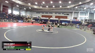 114 lbs Quarterfinal - RaeAnn Craft, Owego Free Academy vs Teegan Sibble, Bolivar-Richburg