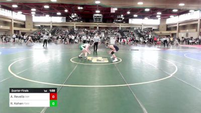 165 lbs Quarterfinal - Angelo Revella, Don Bosco Prep vs Ray Kohan, Pascack Valley