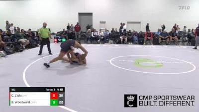 182 lbs Semifinals (8 Team) - Cade Ziola, Dynasty vs Braidon Woodward, Team Carnage