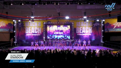 LA All Stars - Stardom [2024 L2 Junior - Medium Day 2] 2024 ACDA Reach the Beach Cheer Grand Nationals