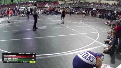 105 lbs Champ. Round 2 - Cash Treffer, Scottsbluff Wrestling Club vs Emmett Bower, Norris Wrestling Club