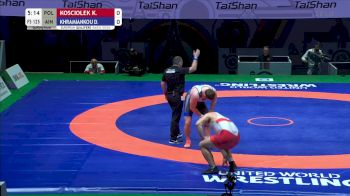 125 kg Semifinal - Dzianis Khramiankou, AIN vs Kamil Kosciolek, POL