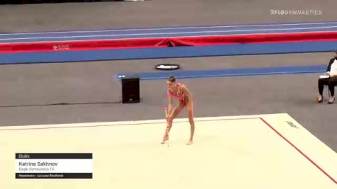 Katrine Sakhnov - Clubs, Eagle Gymnastics TX - 2021 USA Gymnastics Championships